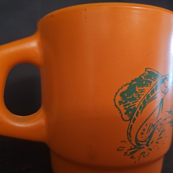 Vintage Anchor Hocking Orange Florida Gator Mug - Picture 7 of 8